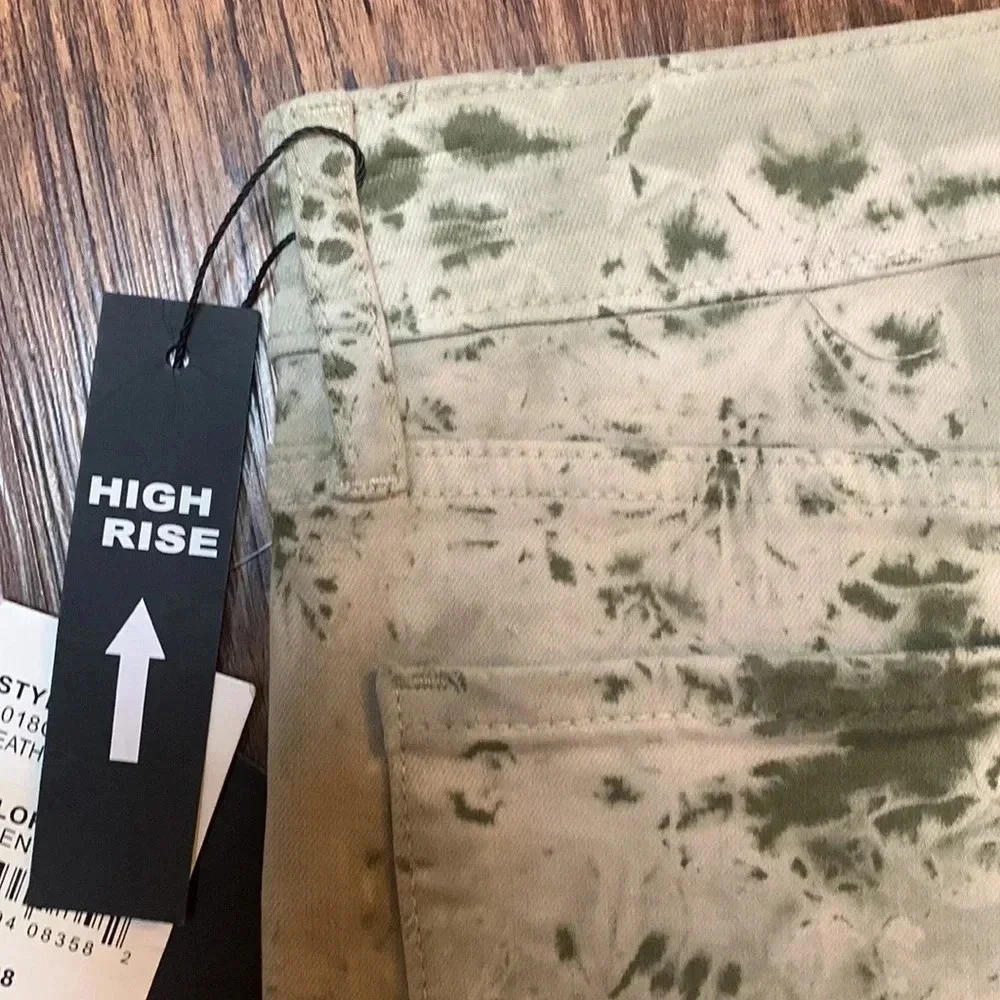 Articles of Society Women’s Sz 28 Camo Olive Green Skinny Jeans NWT - Picture 8 of 13